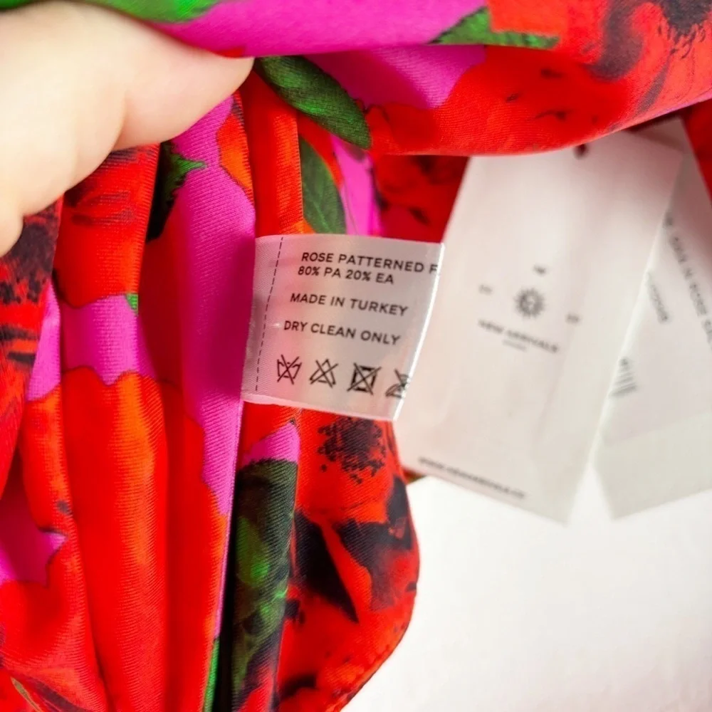 The New Arrivals by Ilkyaz Oze Gaia Cut Out Maxi Dress Rose Salvaje Size 6 - Picture 8 of 10